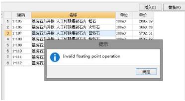 出现错误提示invalid floating point operation如何解决